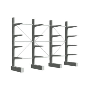 Heavy Duty - Single Sided 4 Post 4000 High - 1200 Arms - 1800 Post Spacings